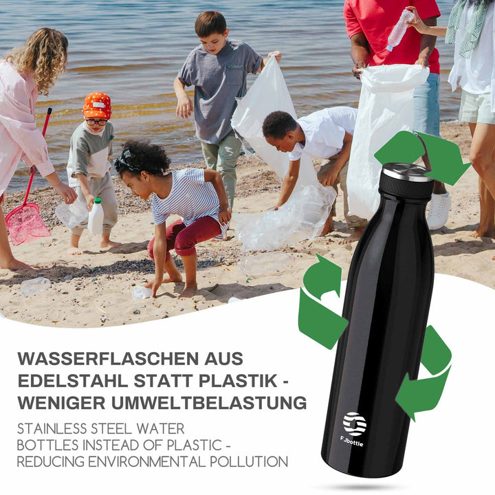 1000ml Thermoskanne Trinkflasche aus Edelstahl