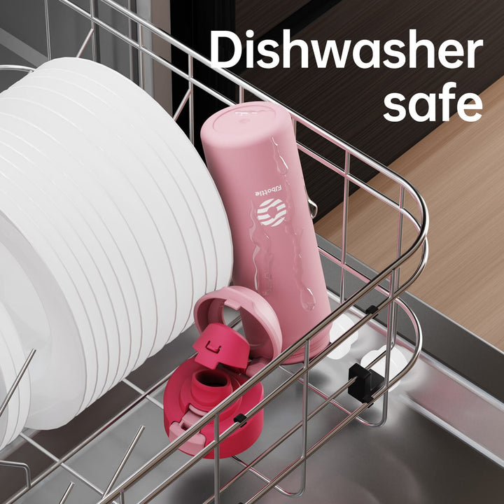 710ml Thermoskanne aus Edelstahl mit Magnetischem Deckel, Kohlensäure geeignet Wasserflasche